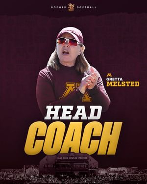Image post by @GopherSoftball on Facebook