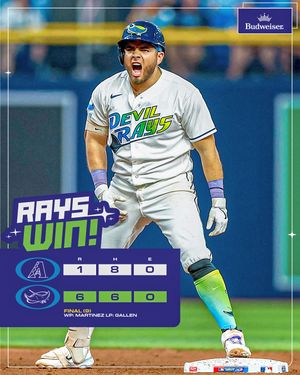 Image post by @raysbaseball on Instagram
