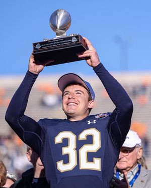 Image post by @ndfootball on Instagram