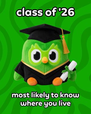 Image post by @duolingoenglishtest on Instagram