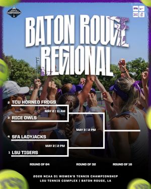 Image post by @tcuwomenstennis on Instagram