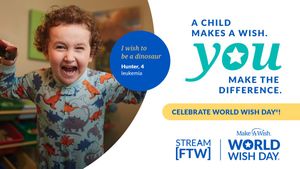 Image post by @MakeAWish on Twitter