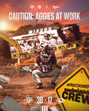 Image post by @aggiefootball on Instagram