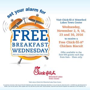 Image post by @chickfilawaterfordlakes on Instagram