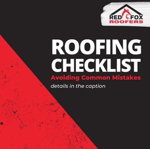 Image post by @redfoxroofers on Facebook
