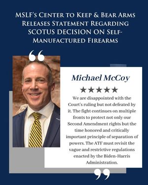 Image post by @mountainstateslegalfoundation on Facebook