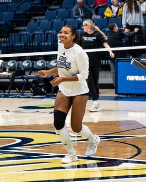 Image post by @gw_volleyball on Instagram