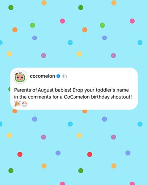 Image post by @cocomelon on Instagram