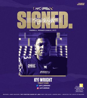 Image post by @JMUFootball on Twitter