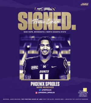 Image post by @JMUFootball on Twitter