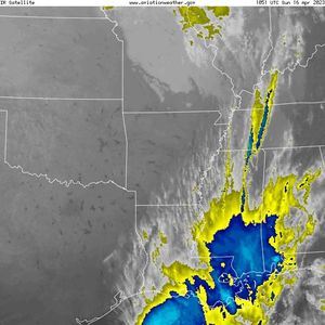 Image post by @memphisweather1 on Twitter