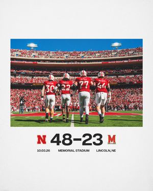 Image post by @huskerfootball on Instagram