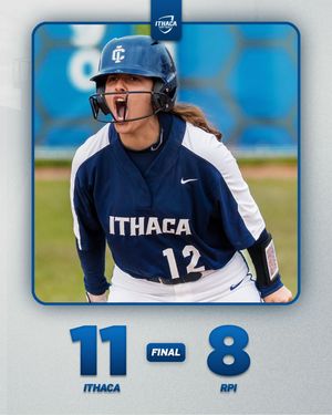 Image post by @ithaca_softball on Instagram