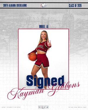 Image post by @southalabama.cheerleading on Facebook