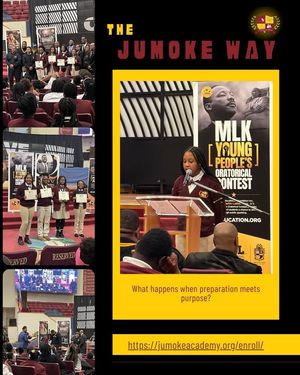 Image post by @jumokeacademy on Facebook