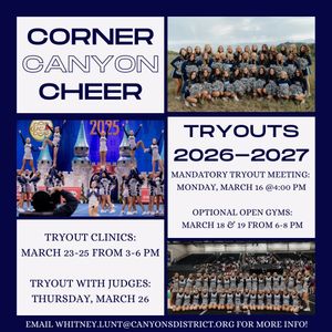 Image post by @corner_canyon_cheer on Instagram