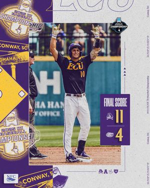 Image post by @ecu_baseball on Instagram