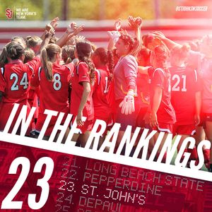 Image post by @StJohnsRedStorm on Twitter