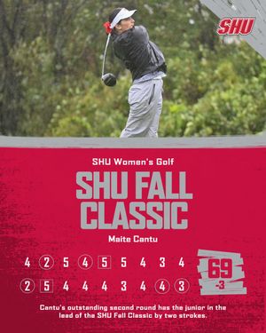 Image post by @sacredheartwgolf on Instagram