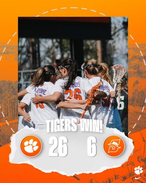 Image post by @ClemsonWlax on Twitter