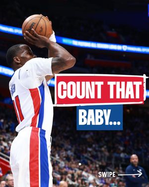 Image post by @detroitpistons on Instagram