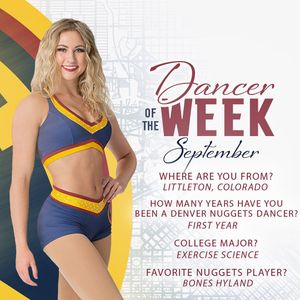 Image post by @nuggetsdancers on Instagram