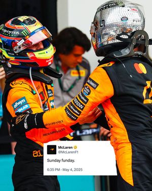 Image post by @f1miami on Twitter