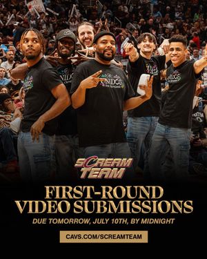 Image post by @CavsScreamTeam on Twitter