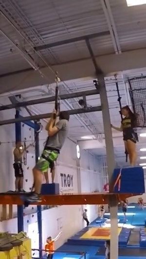 Video post by @TroyGymnastics on Facebook