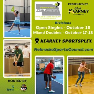 Image post by @NebraskaNetFestPickleball on Facebook