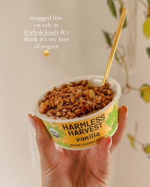Image post by @harmlessharvest on Instagram