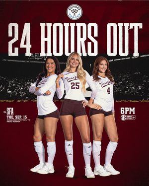 Image post by @aggievolleyball on Instagram