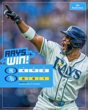 Image post by @raysbaseball on Instagram