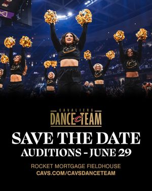 Image post by @CavsDanceTeam on Twitter