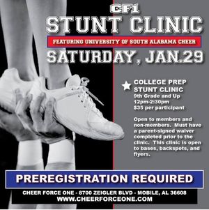 Image post by @southalabama.cheerleading on Facebook
