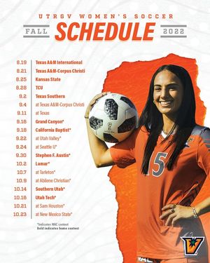 Image post by @UTRGVWomensSoccer on Facebook