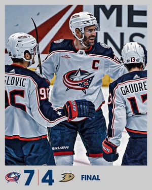 Image post by @BlueJacketsNHL on Twitter