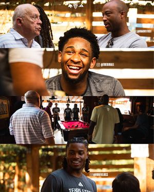 Text post by @TXStateMBB on Twitter/X