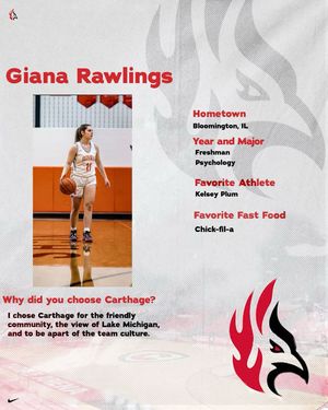Image post by @carthage_wbb on Instagram