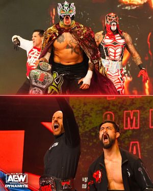 Image post by @AEW on Twitter