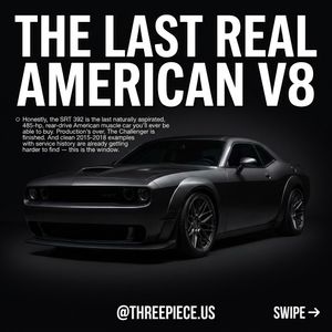 Image post by @threepiece.us on Instagram