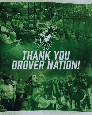 Image post by @DroverAthletics on Twitter