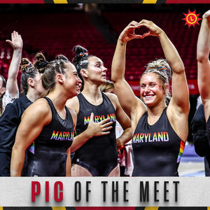 Image post by @TerpsGymnastics on Twitter