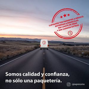 Image post by @cjexpress.paqueteria on Facebook