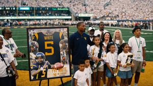 Video post by @wvufootball on Instagram