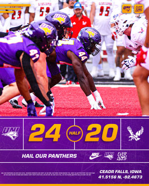 Image post by @unipantherfootball on Instagram