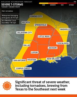 Image post by @accuweather on Facebook