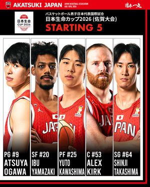 Image post by @japan_basketball on Instagram