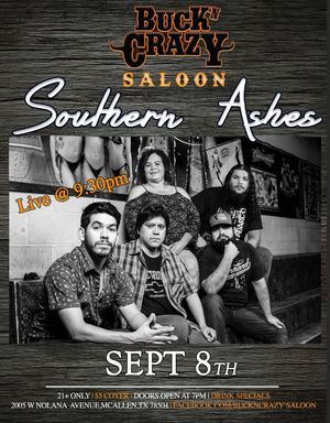 Image post by @SouthernAshesMusic on Facebook