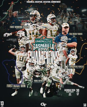 Image post by @GeorgiaTechFB on Twitter